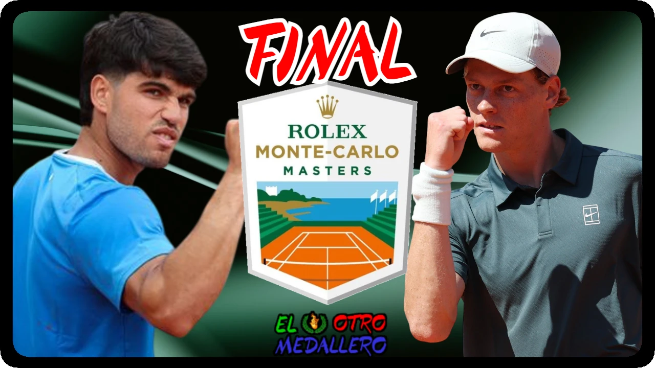 Resumen de la GRAN FINAL del Master 1000 de Montecarlo 2026, con Carlos Alcaraz y Jannik Sinner buscando el título y el Nº1 del mundo.