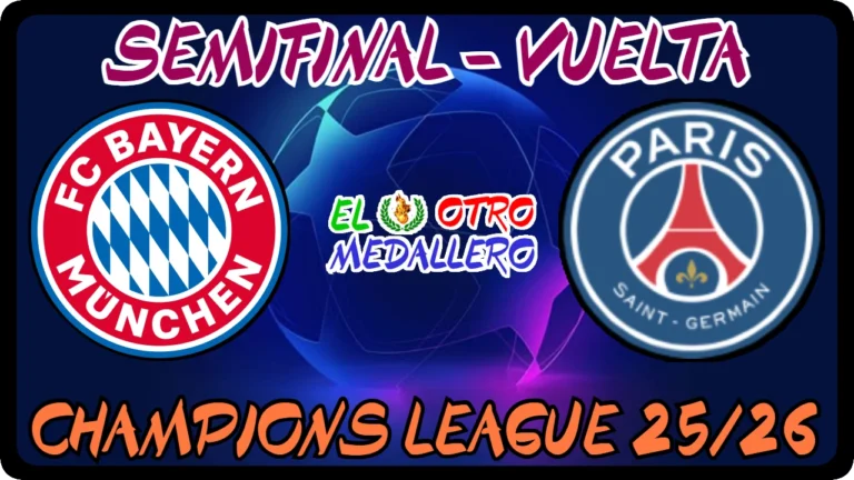 Resumen de la vuelta de las SEMIFINALES de la Champions League 25/26, con un partidazo tremendo entre el PSG y el Bayern Munich.