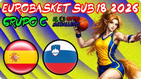 España – Eslovenia / Grupo C / Eurobasket sub 18 Estocolmo 2026