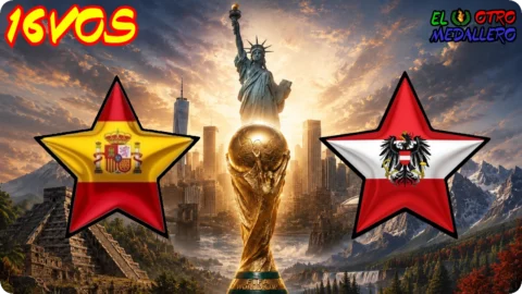 España – Austria / 16vos / Mundial Canadá, EEUU y México 2026