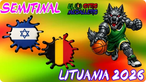 Israel – Bélgica / Semifinal / Eurobasket sub 20 Lituania 2026
