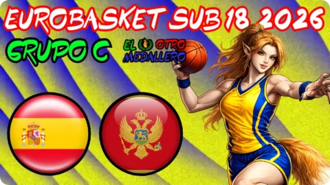 España – Montenegro / Grupo C / Eurobasket sub 18 Estocolmo 2026