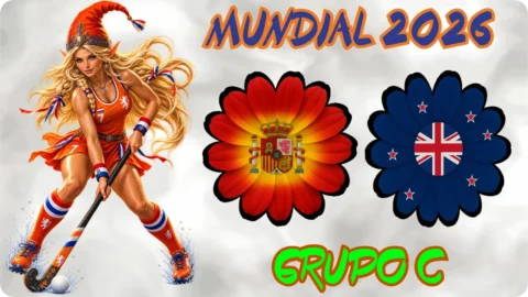 España – Nueva Zelanda / Grupo C /  Mundial Hockey 2026