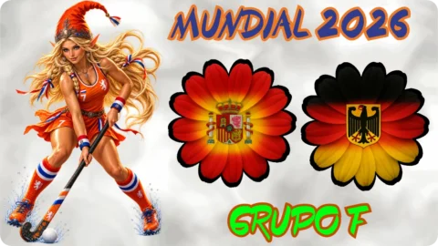 España – Alemania / Grupo F /  Mundial Hockey 2026