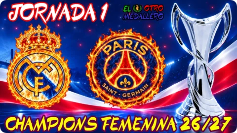 Real Madrid – PSG / Jornada 1 / Champions Femenina 25/26