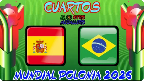 España – Brasil / Cuartos / Mundial Polonia sub 20 2026
