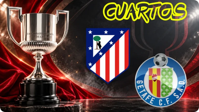 ATLÉTICO GETAFE CUARTOS DE FINAL COPA DEL REY 2024-25 SENIOR MASCULINO
