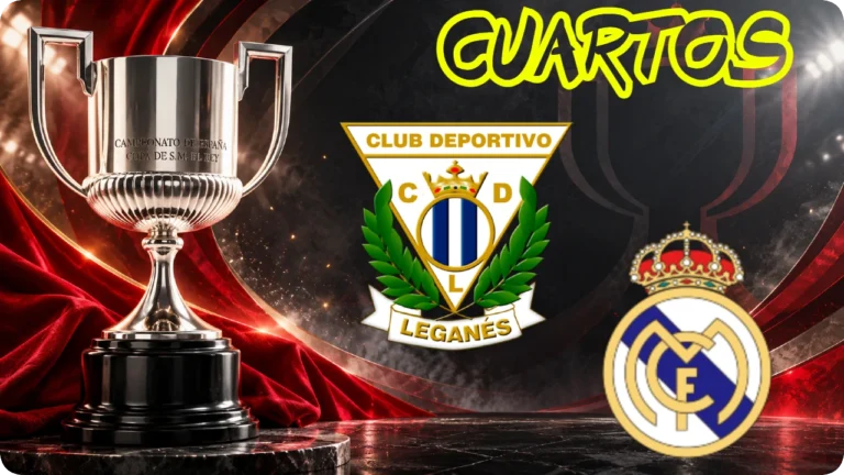 LEGANÉS REAL MADRID CUARTOS DE FINAL COPA DEL REY 2024-25 SENIOR MASCULINO