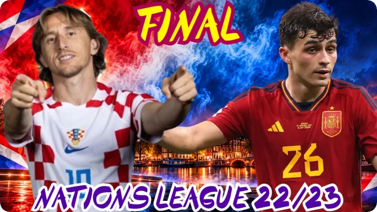 CROACIA ESPAÑA FINAL NATIONS FÚTBOL 2022/23 SENIOR MASCULINO