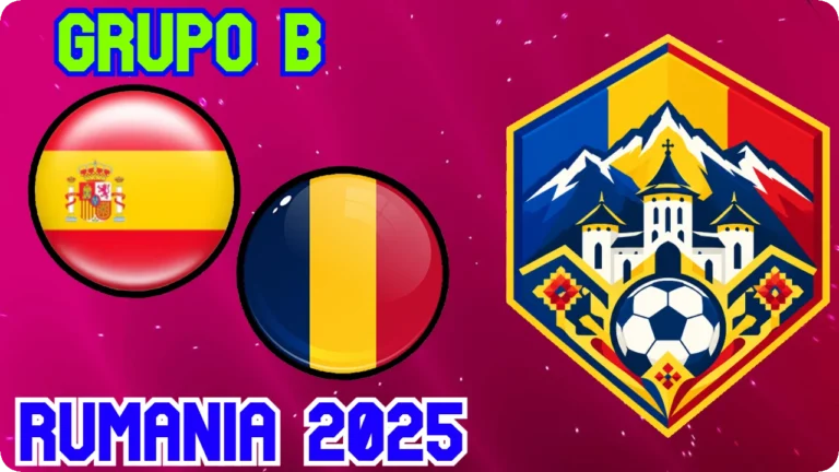 RUMANÍA ESPAÑA GRUPO A · JORNADA 2 EUROCOPA FÚTBOL 2025 SUB-19 MASCULINO