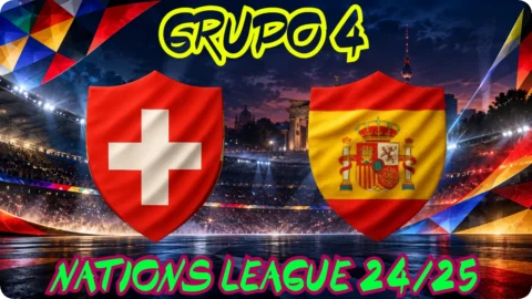 SUIZA ESPAÑA GRUPO 4 · JORNADA 2 NATIONS FÚTBOL 2024/25 SENIOR MASCULINO
