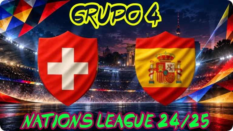 SUIZA ESPAÑA GRUPO 4 · JORNADA 2 NATIONS FÚTBOL 2024/25 SENIOR MASCULINO