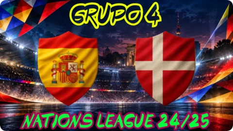 ESPAÑA DINAMARCA GRUPO 4 · JORNADA 3 NATIONS FÚTBOL 2024/25 SENIOR MASCULINO