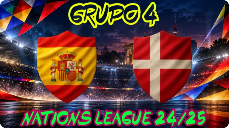 ESPAÑA DINAMARCA GRUPO 4 · JORNADA 3 NATIONS FÚTBOL 2024/25 SENIOR MASCULINO
