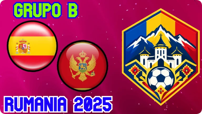 MONTENEGRO ESPAÑA GRUPO A · JORNADA 3 EUROCOPA FÚTBOL 2025 SUB-19 MASCULINO