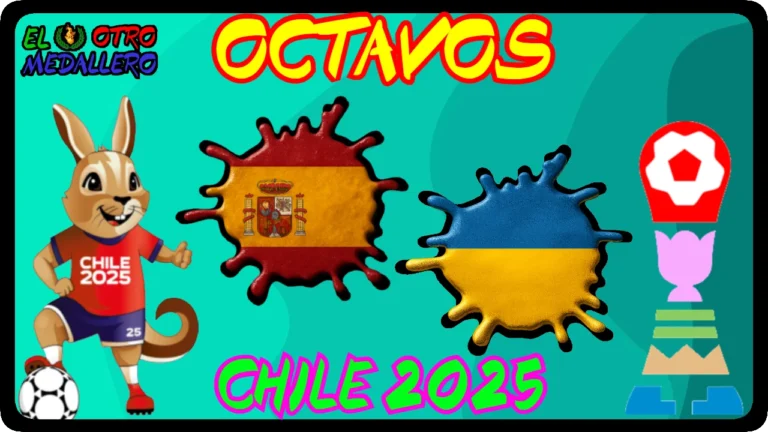 UCRANIA ESPAÑA OCTAVOS DE FINAL MUNDIAL FÚTBOL 2025 SUB-20 MASCULINO