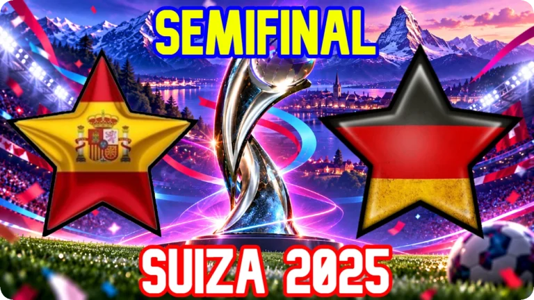 ALEMANIA ESPAÑA SEMIFINAL EUROCOPA FÚTBOL 2025 SENIOR FEMENINO
