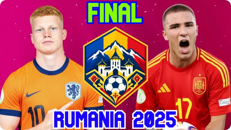 ESPAÑA PAÍSES BAJOS FINAL EUROCOPA FÚTBOL 2025 SUB-19 MASCULINO
