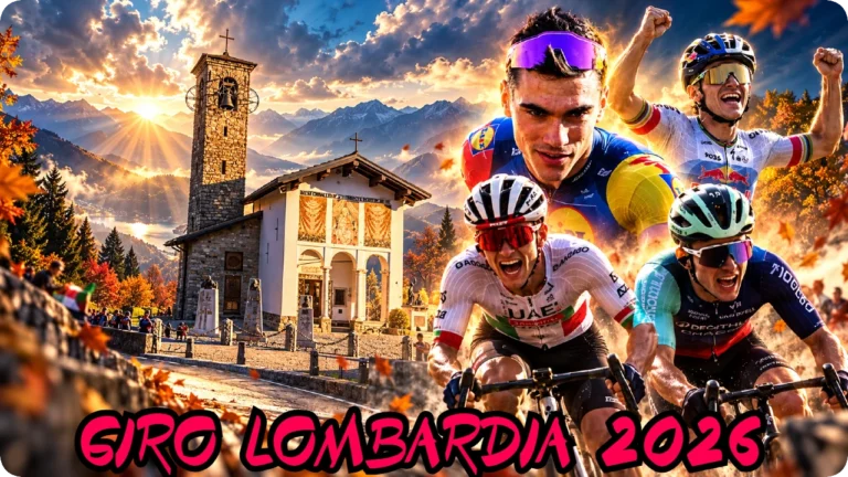 BRANDON MCNULTY ISAAC DEL TORO JUAN AYUSO PAUL SEIXAS REMCO EVENEPOEL MEDIA MONTAÑA GIRO DE LOMBARDÍA MASCULINO MONUMENTOS 2026 SENIOR MASCULINO