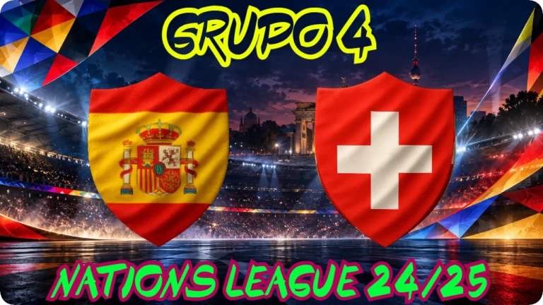 ESPAÑA SUIZA GRUPO 4 · JORNADA 6 NATIONS FÚTBOL 2024/25 SENIOR MASCULINO