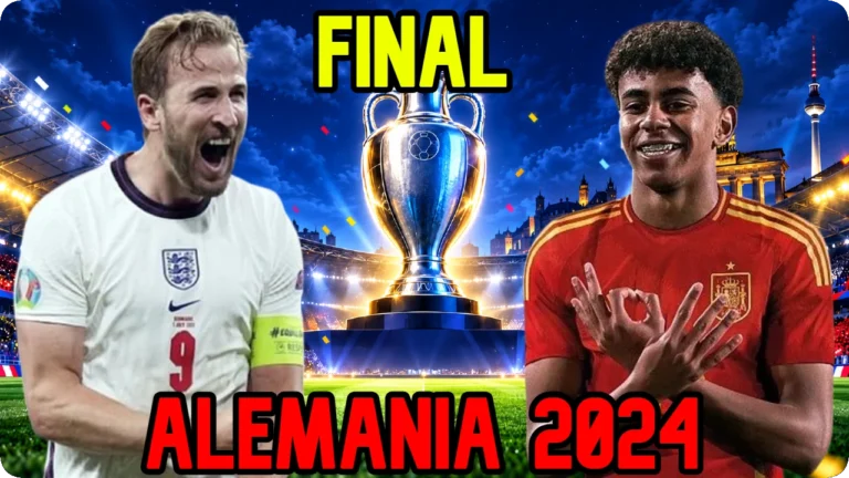 ESPAÑA INGLATERRA FINAL EUROCOPA FÚTBOL 2024 SENIOR MASCULINO