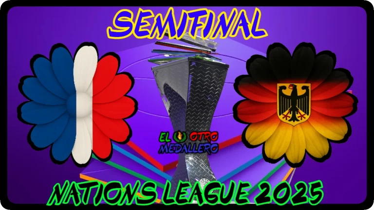 FRANCIA ALEMANIA SEMIFINAL · VUELTA NATIONS FÚTBOL 2025 SENIOR FEMENINO