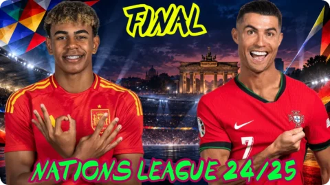 PORTUGAL ESPAÑA FINAL NATIONS FÚTBOL 2024/25 SENIOR MASCULINO