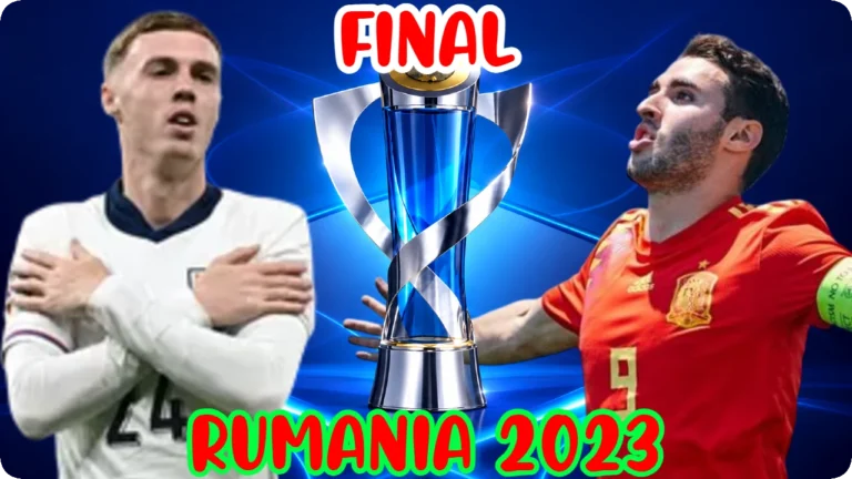 INGLATERRA ESPAÑA FINAL EUROCOPA FÚTBOL 2023 SUB-21 MASCULINO