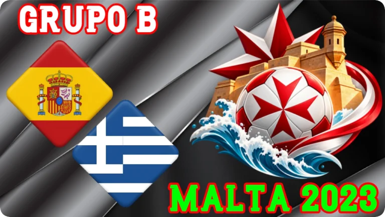 GRECIA ESPAÑA GRUPO B · JORNADA 2 EUROCOPA FÚTBOL 2023 SUB-19 MASCULINO