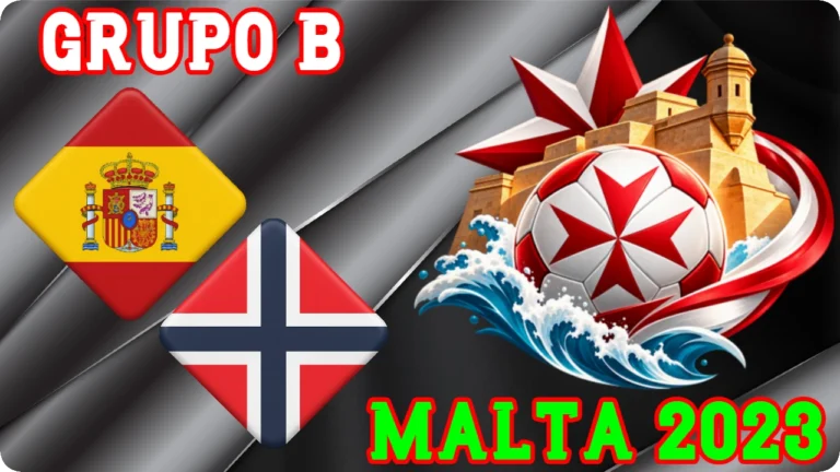 ESPAÑA NORUEGA GRUPO B · JORNADA 3 EUROCOPA FÚTBOL 2023 SUB-19 MASCULINO