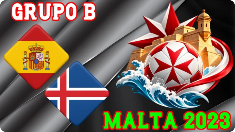 ISLANDIA ESPAÑA GRUPO B · JORNADA 1 EUROCOPA FÚTBOL 2023 SUB-19 MASCULINO
