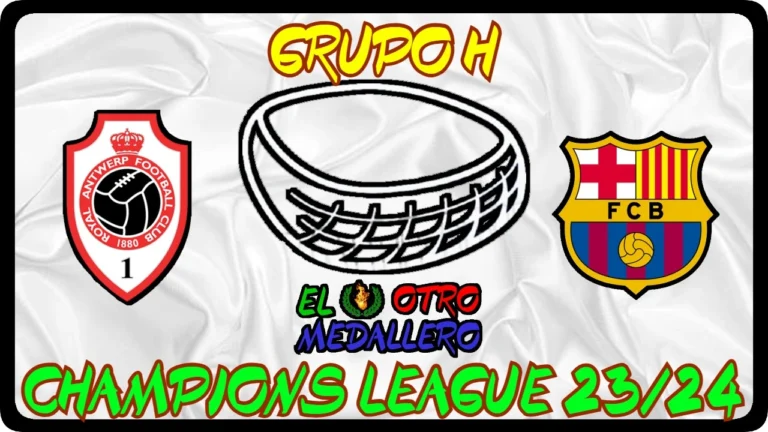 AMBERES FC BARCELONA GRUPO H · JORNADA 6 CHAMPIONS LEAGUE MASCULINA 2023-24 SENIOR MASCULINO