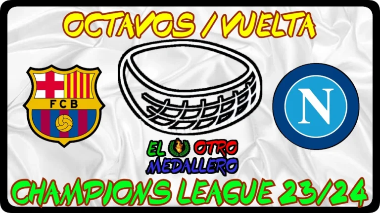 FC BARCELONA NÁPOLES OCTAVOS DE FINAL · VUELTA CHAMPIONS LEAGUE MASCULINA 2023-24 SENIOR MASCULINO